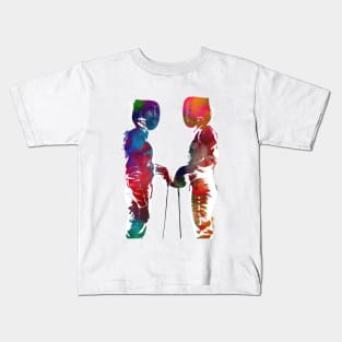 fencing sport art #fencing #sport Kids T-Shirt